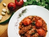 Кебаб из ягненка – топленный с сочными бакинскими помидорами, луком и ароматной зеленью